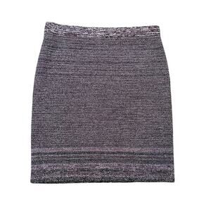 Etcetera purple, black & cream knit pencil skirt size L